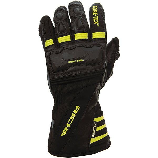 Richa Cold Protect Gore-Tex Gloves - Black / Flo Yellow