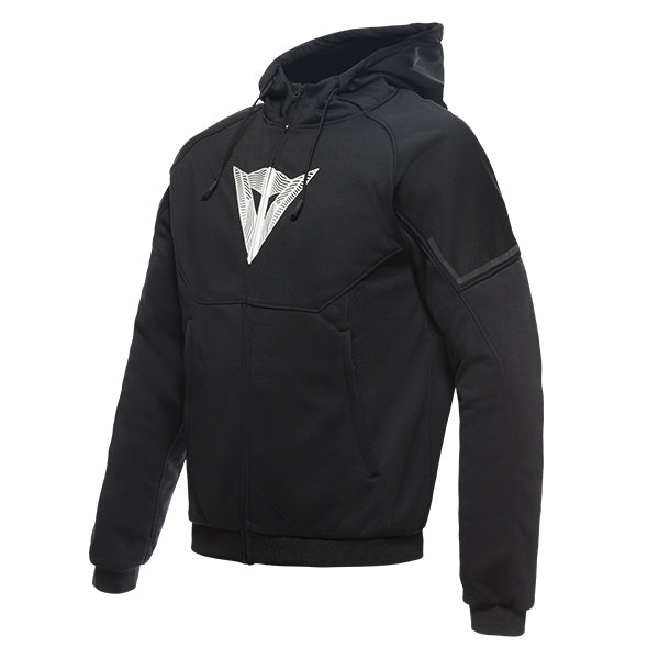 Dainese Daemon-X Safety Hoodie - Black / Black / White