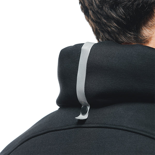 Dainese Daemon-X Safety Hoodie - Black / Black / White