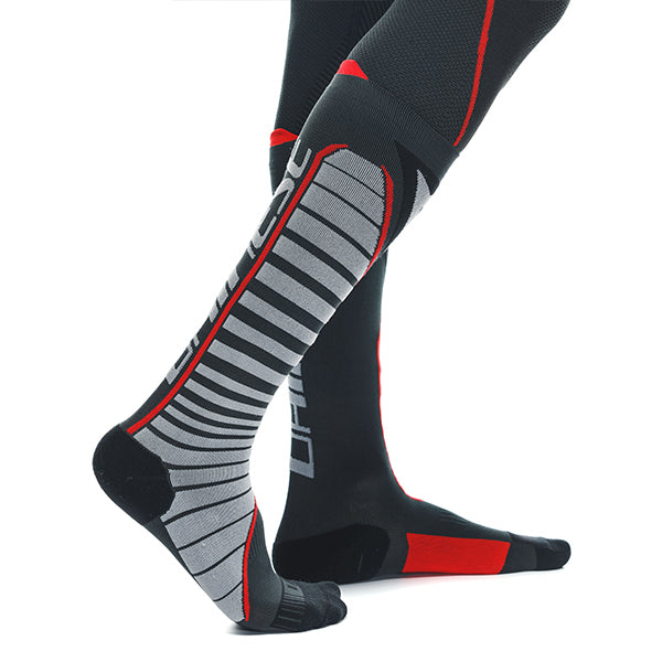 Dainese Thermal Long Socks - Black / Red