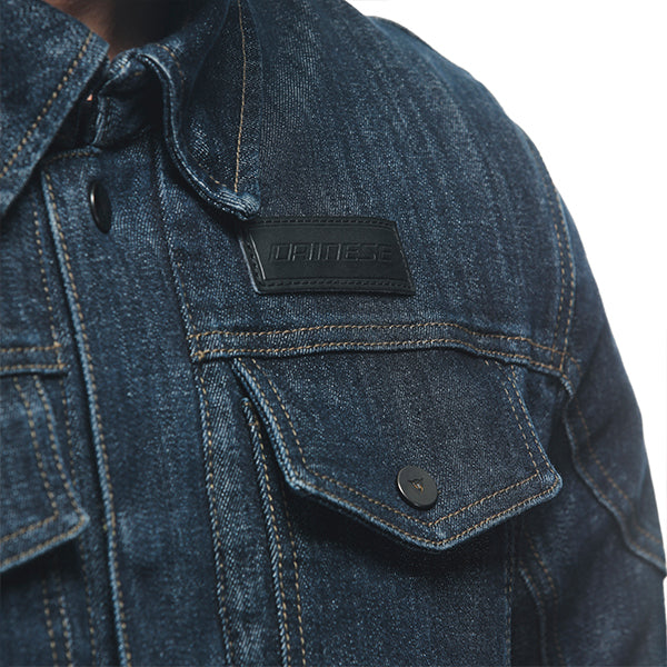 Dainese Denim Textile Jacket - Dark Blue