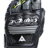 Dainese Druid 4 Leather Glove - Black / Charcoal / Flo Yellow