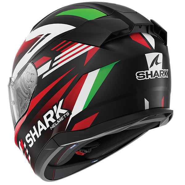 Shark D-Skwal 3 Firstlap Matt - Black / Red / Green