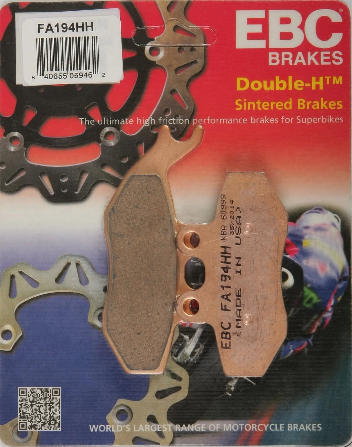 EBC Brake Pads FA194HH