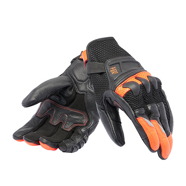 Dainese X-Ride 2 Ergotek Gloves - Black / Flo Red