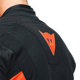 Dainese Energyca Air Textile Jacket - Black / Flo Red