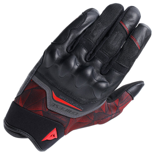 Dainese Ermex Gloves - Black / Lava Red