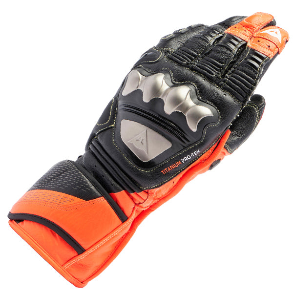 Dainese Full Metal 7 Glove - Black / Flo Red