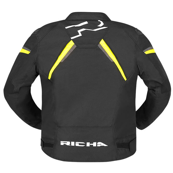 Richa Gotham 3 WP Jacket - Black / Flo Yellow