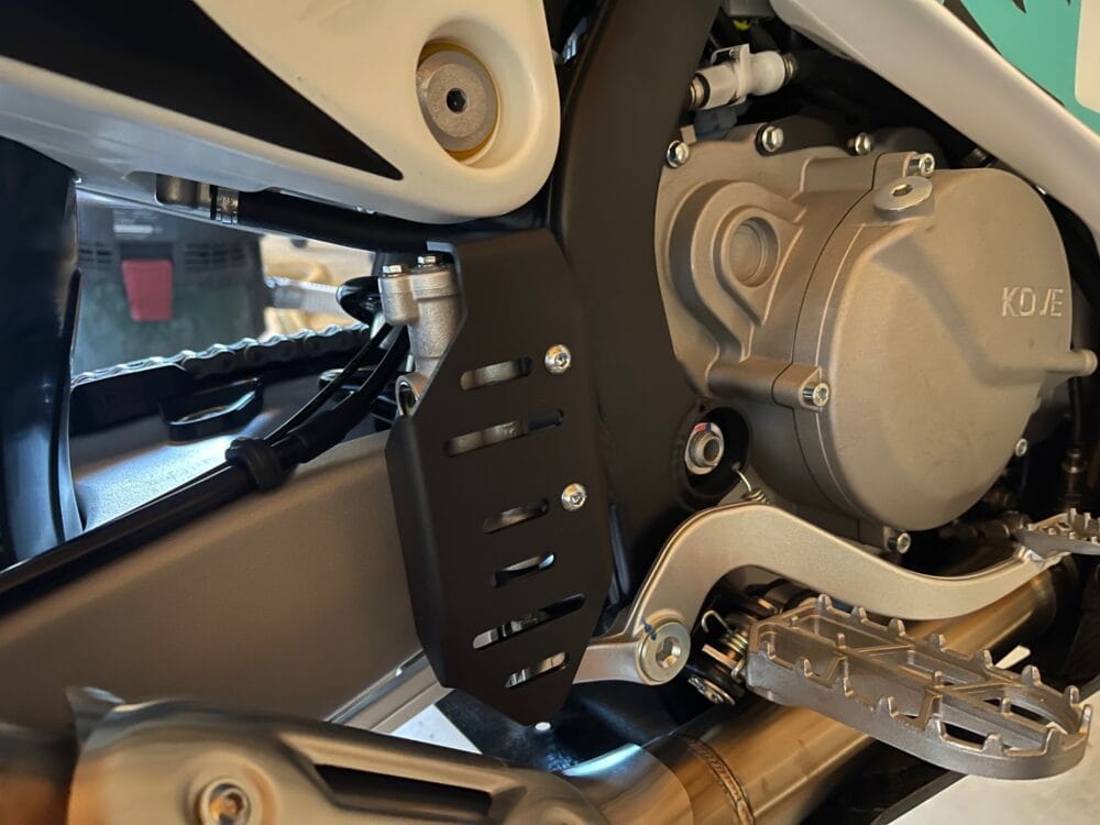 Kove 450 Rally - Rear Master Cylinder Protection