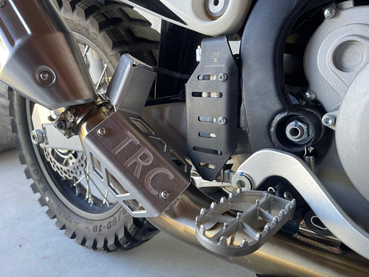 Kove 450 Rally - Lambda Sensor Protection - Raw Aluminium
