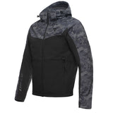 Dainese Ignite Textile Hoodie - Black / Camo Grey