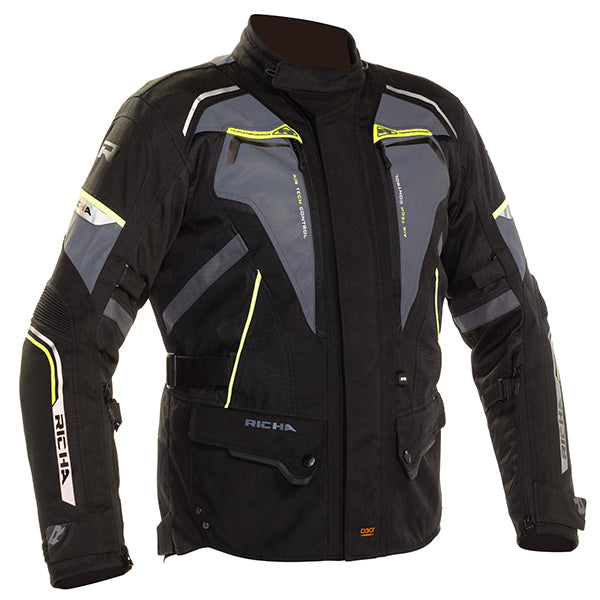 Richa Infinity 2 Jacket Flare - Black / Grey / Flo Yellow