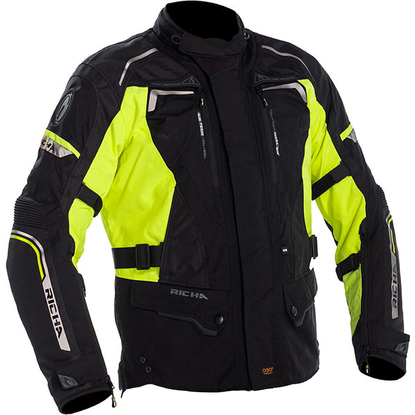 Richa Infinity 2 Jacket - Black / Flo Yellow