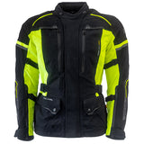 Richa Infinity Prime Laminated Jacket - Black / Flo Yellow