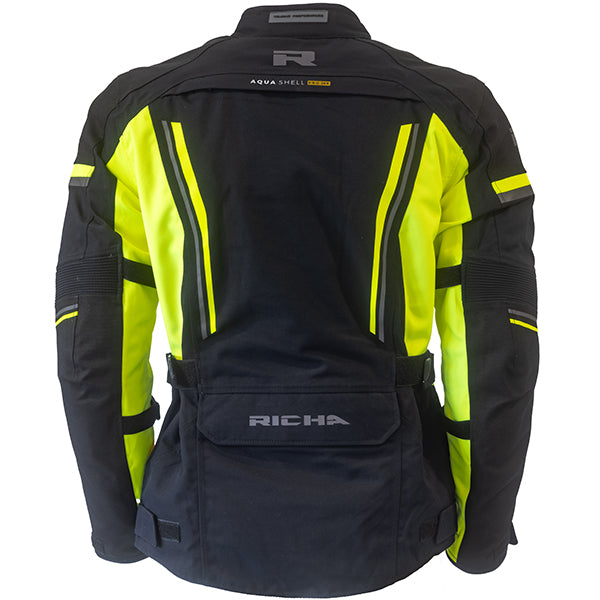 Richa Infinity Prime Laminated Jacket - Black / Flo Yellow