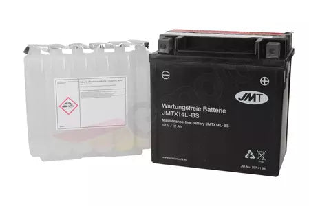 JMTX14L-BS Battery Including Acid Pack