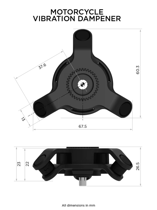 Quad Lock - Motorcycle - Vibration Dampener