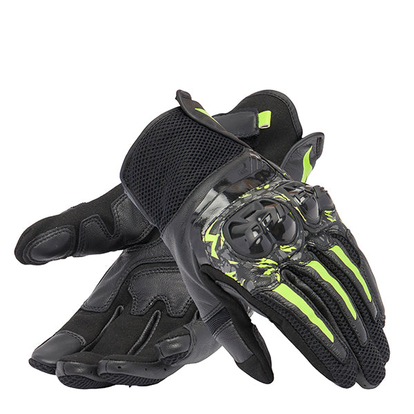 Dainese Mig 3 Uni Leather Glove - Black / Anthracite / Yellow