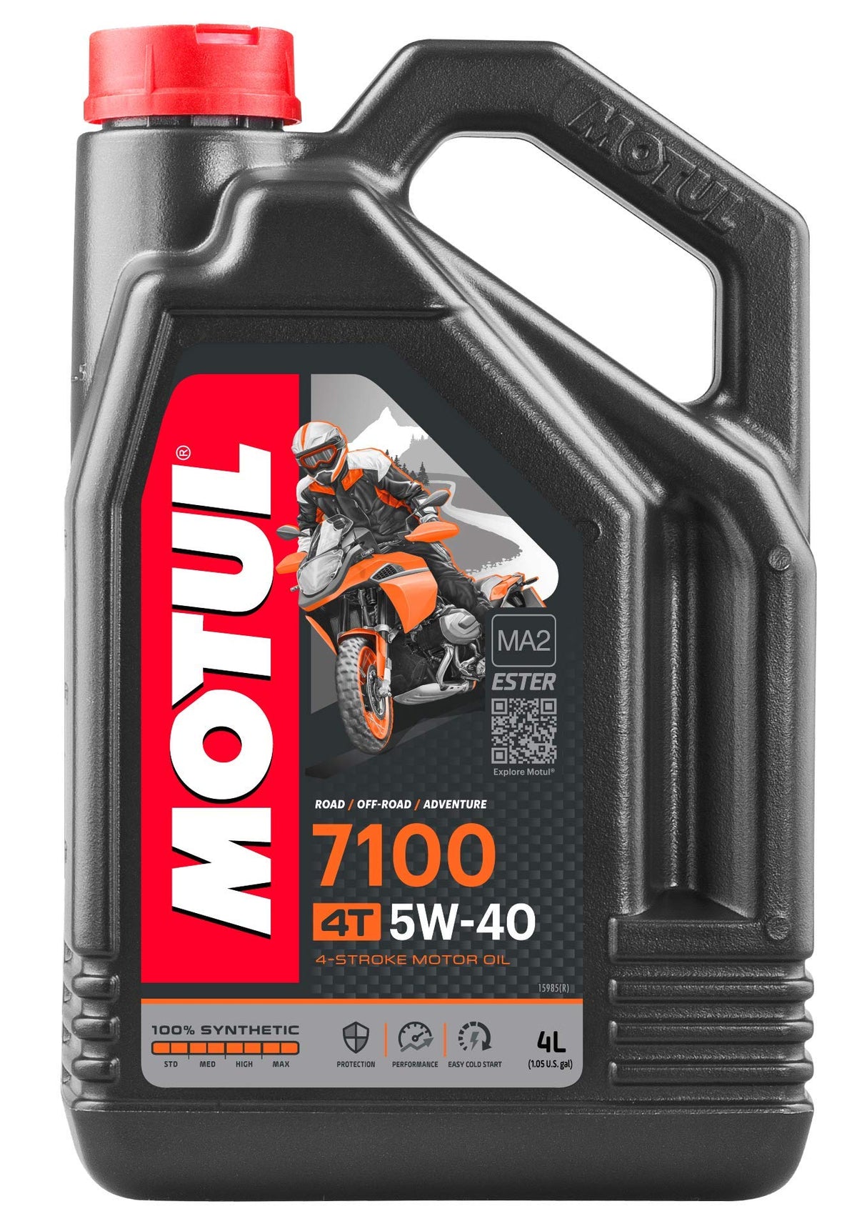 Motul 7100 Synthetic 5W-40 4-Stroke Engine Oil - 4L