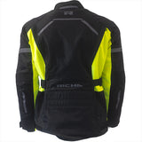 Richa Phantom Prime Jacket - Black / Flo Yellow