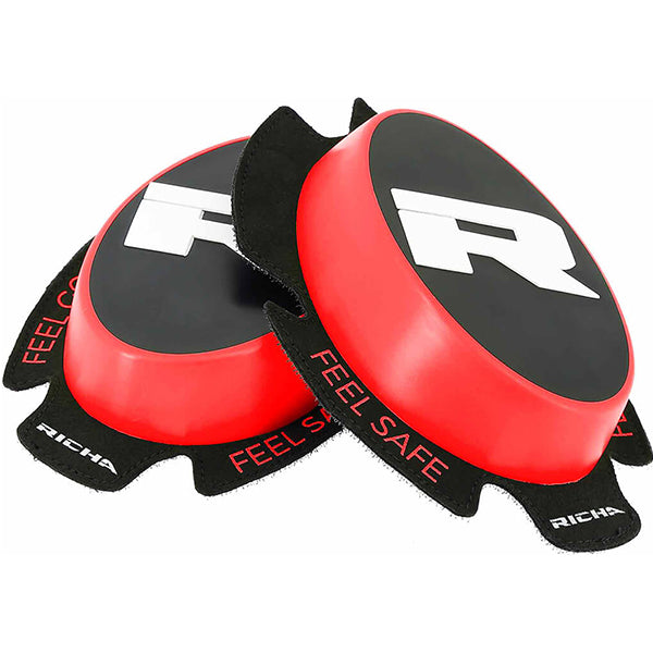 Richa Racing 'R' Knee Sliders - Red