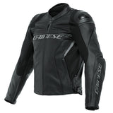 Dainese Racing 4 Leather Jacket - Black / Black