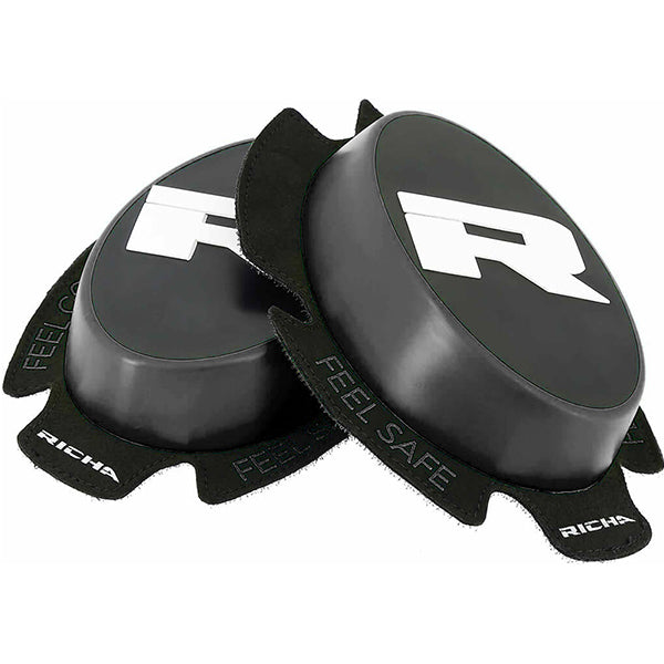 Richa Racing 'R' Knee Sliders - Black