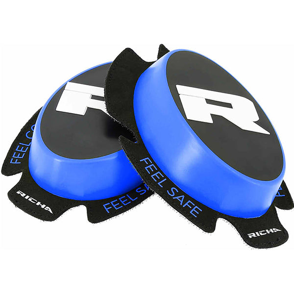 Richa Racing 'R' Knee Sliders - Blue