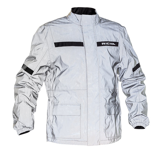 Richa Rain Flare Jacket - Reflective White