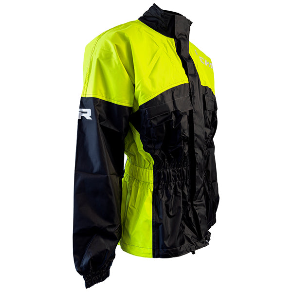 Richa Rain Warrior Jacket - Black / Flo Yellow