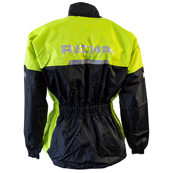 Richa Rain Warrior Jacket - Black / Flo Yellow