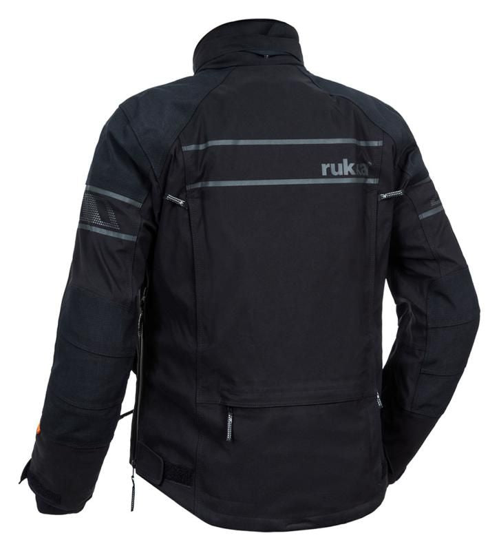 Rukka Nivala 2.0 Mens Gore-Tex Textile Jacket - Black / Orange