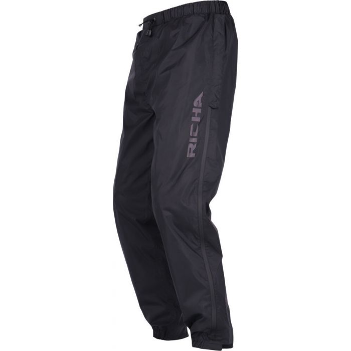 Richa Side-Zip Rain Trousers - Black