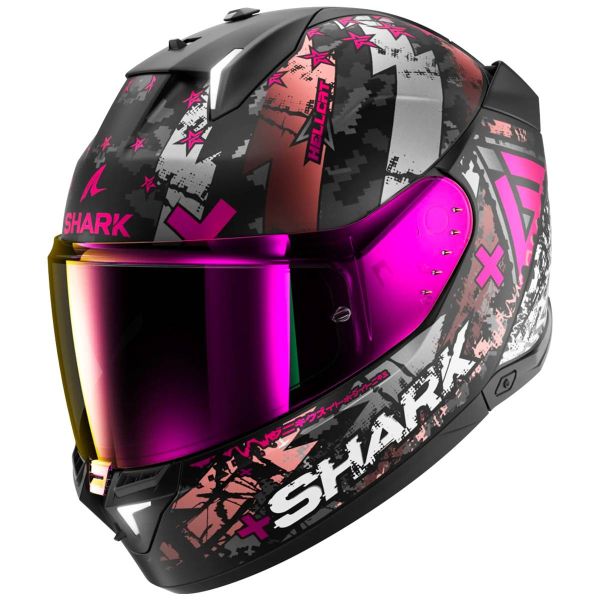 Shark Skwal i3 Hellcat Matt - Black / White / Violet