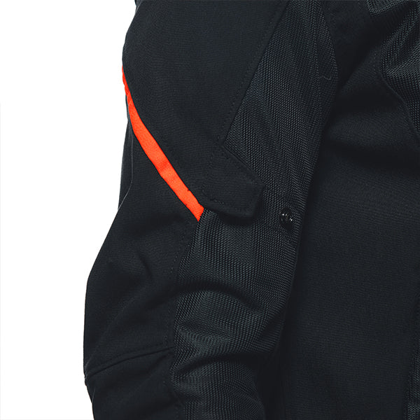 Dainese Smart Jacket LS Sport - Black / Flo Red