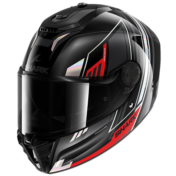 Shark Spartan RS Byrhon - Black / Chrome / Red