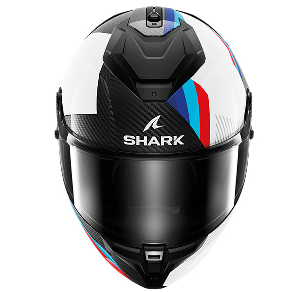 Shark Spartan GT Pro Dokhta Carbon - White / Blue / Red