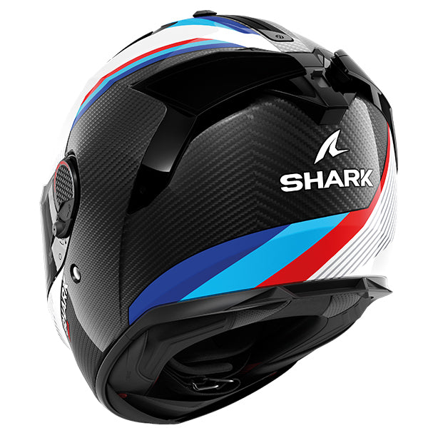 Shark Spartan GT Pro Dokhta Carbon - White / Blue / Red