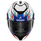 Shark Spartan GT Pro Flagstaff - White / Blue / Red