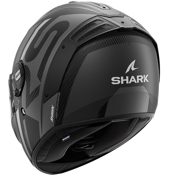 Shark Spartan RS Carbon Shawn Matt - Silver / Anthracite