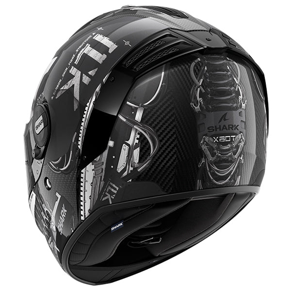 Shark Spartan RS Carbon Xbot - Black / Anthracite / Silver