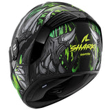 Shark Spartan RS Shaytan - Black / Green / Anthracite