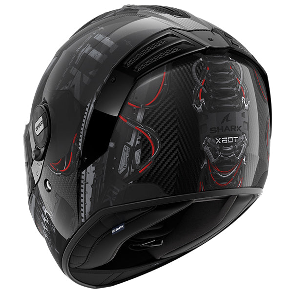 Shark Spartan RS Carbon Xbot - Black / Anthracite / Red