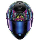 Shark Spartan RS Shaytan - Black / Green / Violet