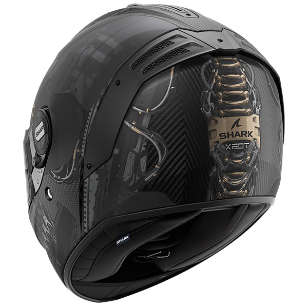 Shark Spartan RS Carbon Xbot Matt - Black / Anthracite / Gold