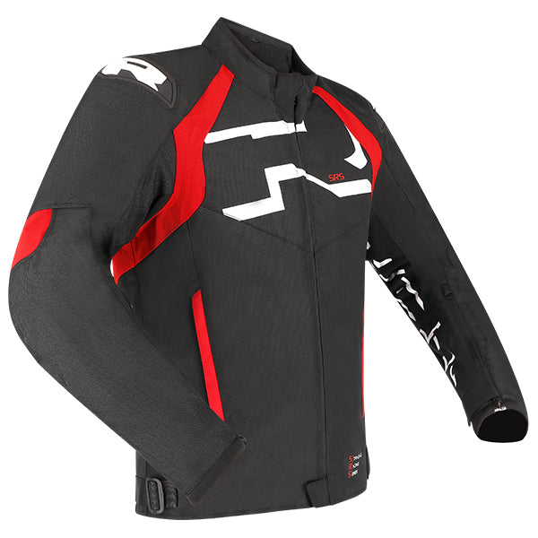 Richa Stradale Textile WP Jacket - Black / White / Red