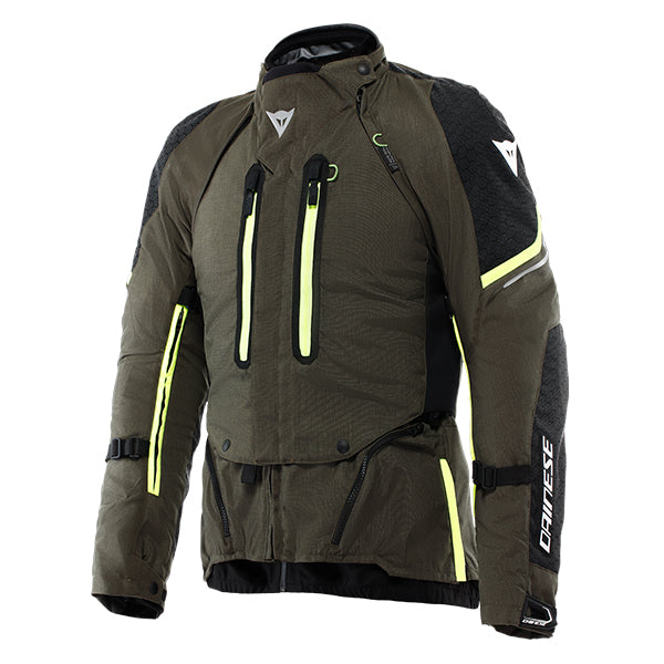 Dainese Super Adventure Abshell Jacket - Tarmac / Black / Flo Yellow