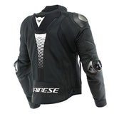 Dainese Super Speed 4 Leather Jacket - Black / White