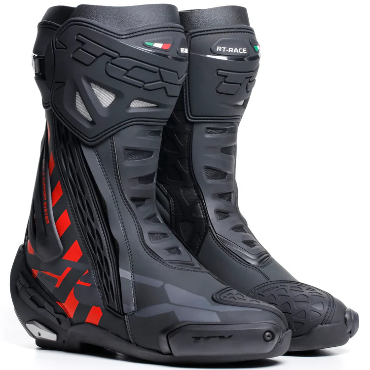 TCX RT-Race Boots - Black / Red